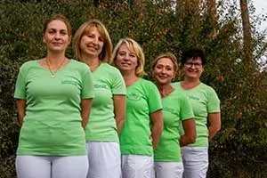 Das Team des Pflegedienstes Leingang